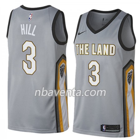 Camiseta Hombre Cleveland Cavaliers George Hill 3 Nike City Edition Swingman